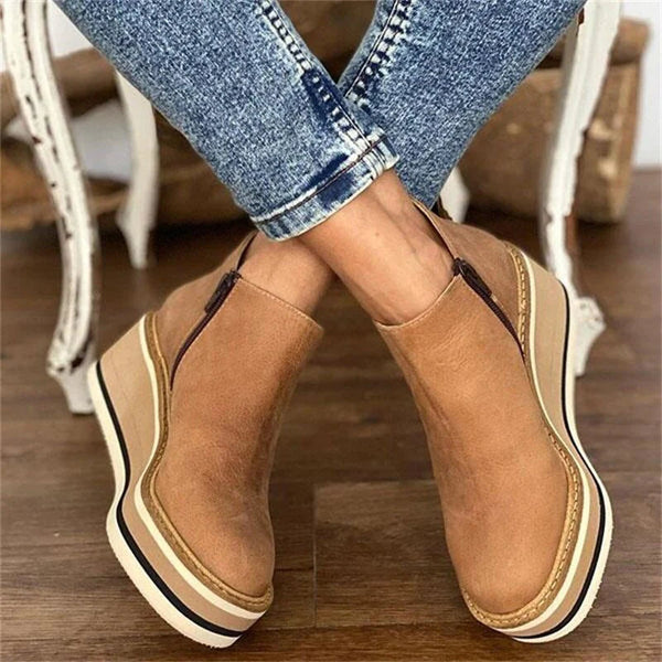 Janet | Autumn Ankle Wedges