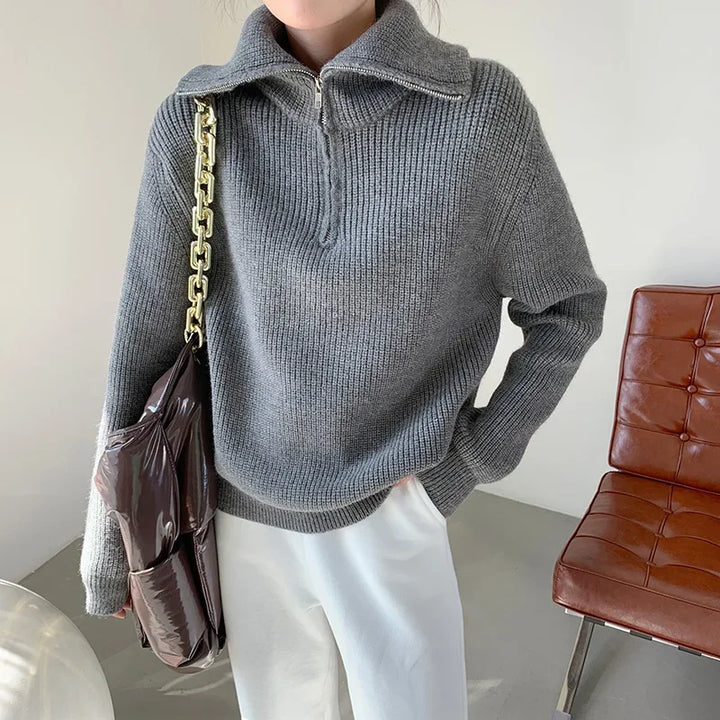 Terri | Oversized Turtleneck Sweater