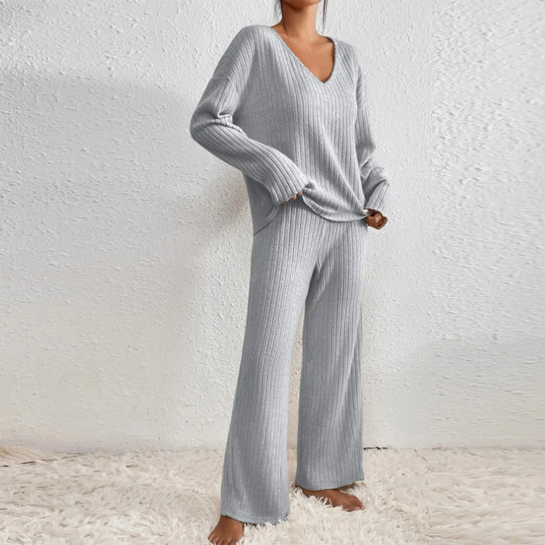 Fiona | Ribbed Knit Two-Piece Set