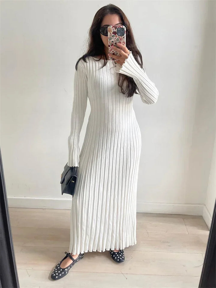 Roslyn | Cozy Knit Maxi Dress