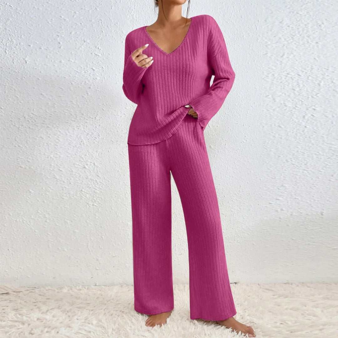 Fiona | Ribbed Knit Two-Piece Set