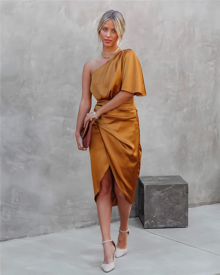 Fanela | ELEGANT SILK PARTY DRESS